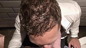 Yo, wanna watch this hot blowjob and bareback in a club toilet?