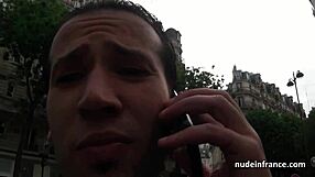 French blonde gets her ass hard fucked in double penetration and covered in cum during wild gangbang.