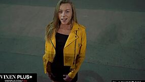 Vixenplus babe passed around by four black guys