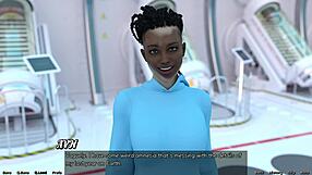 Oh, red haired step sister bathing in shower looks so cute, the hentai cartoon shows