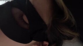 Masked woman Veronica participates in a casting session and steals milk