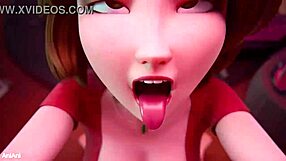 Beautiful women of a certain age, Cass and Helen, in an animated porn movie