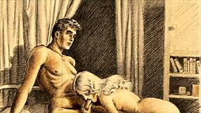 What secrets hide in this vintage erotic illustration from decades past? Explore now. It’s a rare sensual gem.