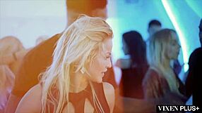 Two Blondes Fuck Two Dominant BBCs After Club Night: Creampie and Rimjob Fun