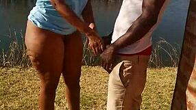 Big black cock cums inside the fat ass of Lilpuddingbowls