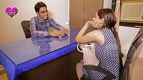 Boyfriend cheats at office with indian girlfriend