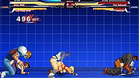 Intriguing hentai scene with Mary Angel and Yuli in 6P action