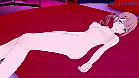 Honami and Haruka say, 'Let's have intense sex in hentai.'