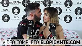 Veve Valencia Strips Underwear in Spicy Room