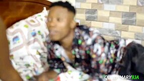Beautiful black beauty gets a big cock inside her ass