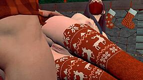 POV 3D animated Japanese big ass fucking on New Year’s Eve