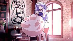 Camilla animation features oral scenes with boobs in hentai style