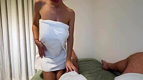 Perverts Stepsister Fucks Stepbro Raw with Tons of Cum