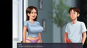 Busty mature stepmom caught masturbating with big cock