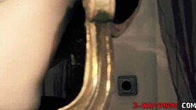 two hot latex sluts dominate two guys