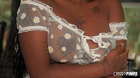 Big Tits Ebony Beauty Daizy Cooper Seduces Troy Francicso Into Rimjob And Pussy Licking Before Fucking