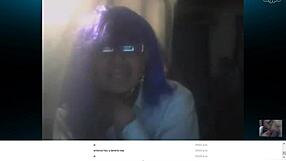 Carol Banderas performs on Mexican webcam