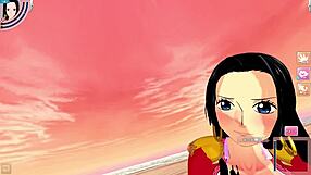 Onepiece boa hancock male pov 3d hentai game