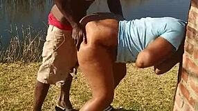 Lilpuddingbowls Gets Horny With Monster Cock Fucking Outdoors