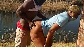 Lilpuddingbowls Gets Horny With Monster Cock Fucking Outdoors