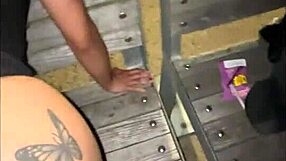 Curly Latina Babe Rides Big Black Cock Doggy Style After Blowjob