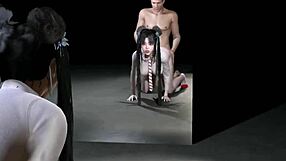 3D big boobs college slut in sexy lingerie cheats with big cock.