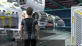 Stranded In Space 14 - Hot Milf Has A Nip Slip!