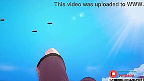Hottest Genshin Impact porn featuring Furina's beach sex adventures