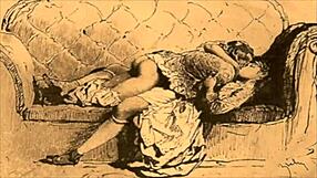 Wintage'owa erotyczna ilustracja