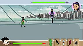 Teen Titans In Anime Game Hentai Part 31