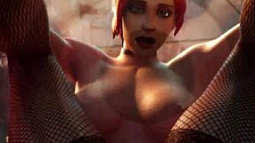 Love in animated porn video from ARKCOM