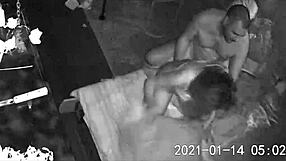 What hidden activities do hotel cameras capture in reality