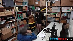 Lp Officer Marcus London Escorts Teen Suspect to Backroom for Hardcore Riding and Blackmail