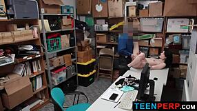 Lp Officer Marcus London Escorts Teen Suspect to Backroom for Hardcore Riding and Blackmail