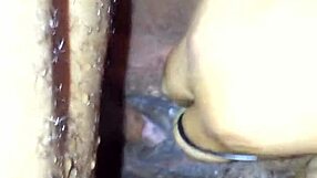 BBW black couple uses toys for juicy pussy squirting, creating hard cum waterfall