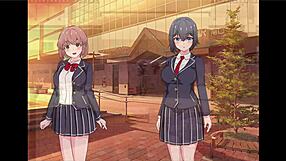 Asian schoolgirl in hentai knight game with detailed scenes and download link