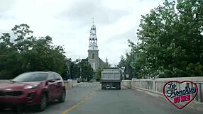 French european milf bianca in lingerie shows big tits and slutty behavior