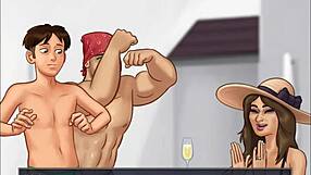 3D animated anime: Summertime Saga Chapter 66 – Dance and Massage with a big cock