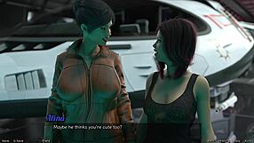 Stranded In Space 14 - Hot Milf Has A Nip Slip!