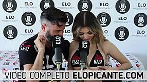 Veve Valencia Strips Underwear in Spicy Room