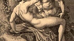 vintage erotic illustration with steamy retro cartoon vibes