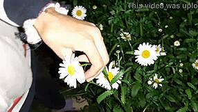 garden walk turns into steamy housekeeper sex session