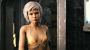3D animated lesbian sex and fucked in a game