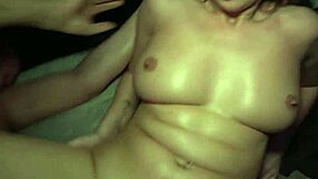 Can this waitress handle a rough doggystyle fuck in the van with her natural tits?