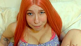 putting my step-sister to bed in her dress