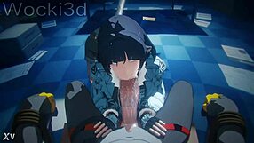 Hot interrogation in hentai cartoon! What secrets will she reveal?