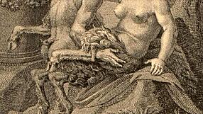 vintage erotic illustration with steamy retro cartoon vibes