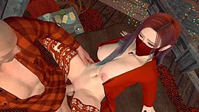 i had new year's eve sex with an asian woman in 3d pov, her big ass was amazing