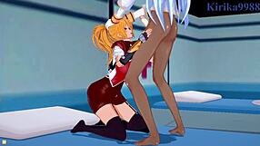 watch setsuko, excellen, and ruri in intense futanari sex?