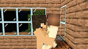 my crush called me over after school for this... minecraft animation